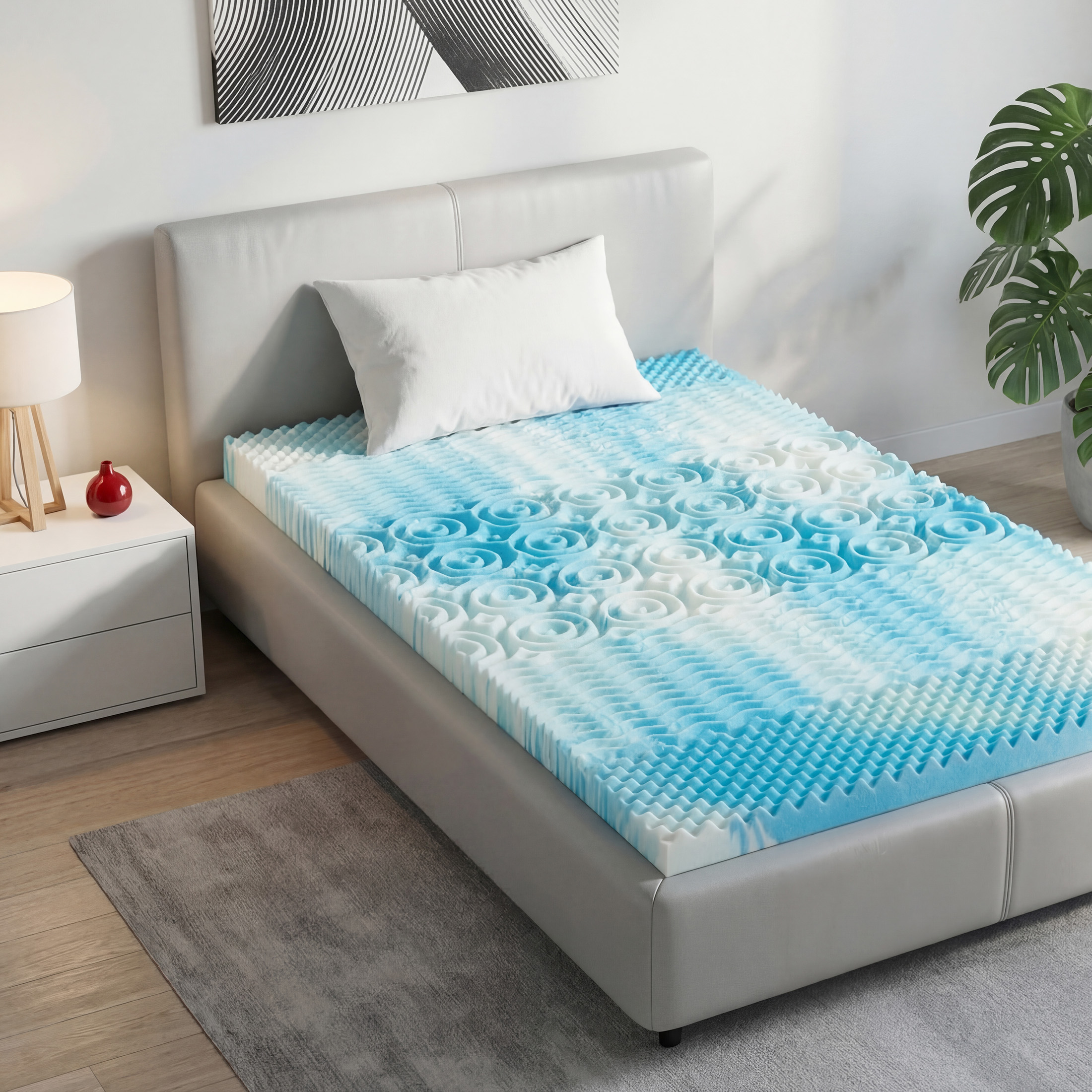 Memory Foam Topper - MCQ 2 Inch Memory Foam Mattress