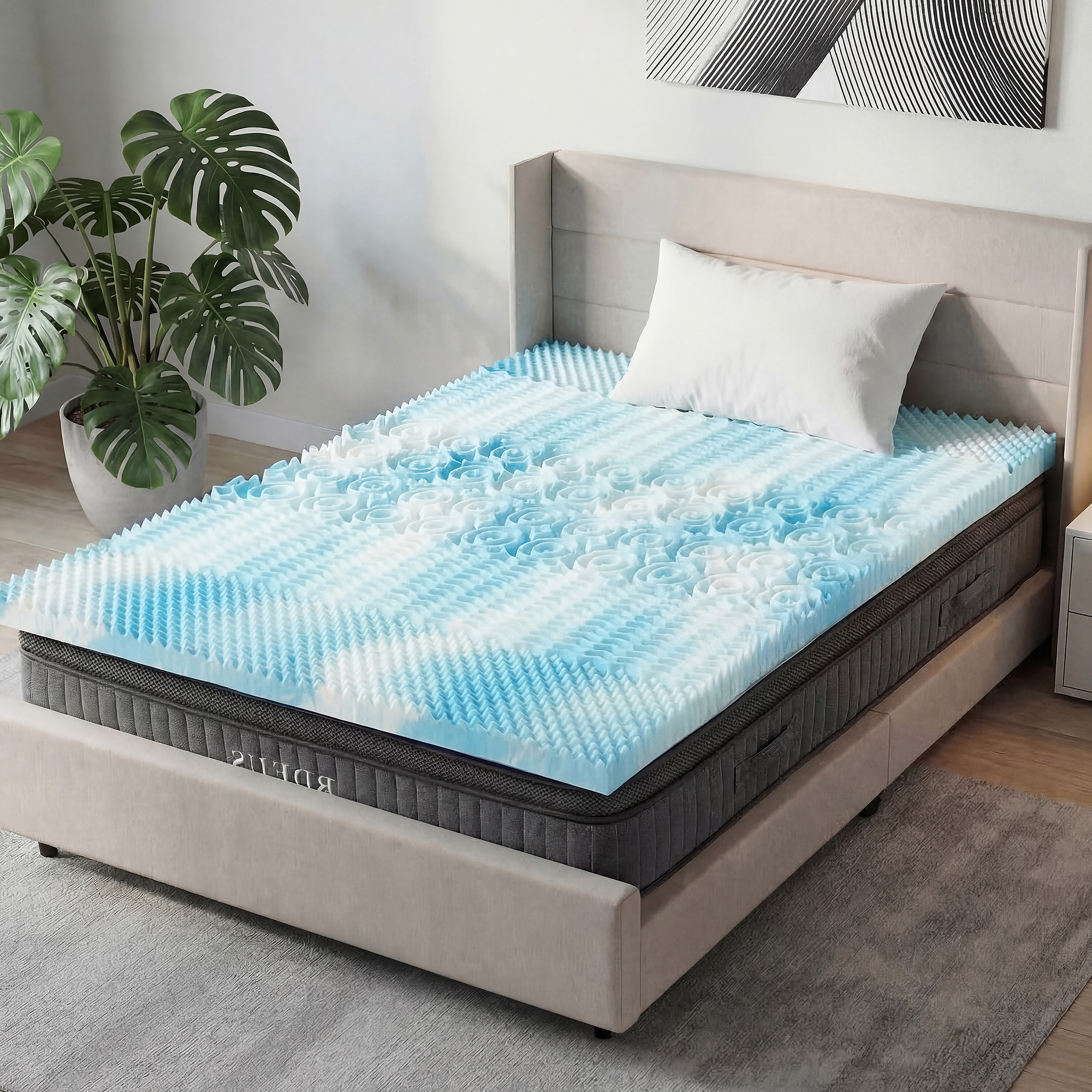 Memory Foam Topper - MCQ Memory Foam Mattress Topper 3