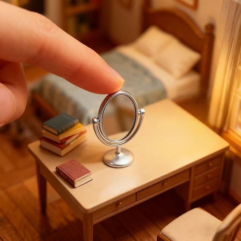1Pcs Miniature Retro Mirror Dr – обзор и цена Vintage Home Textiles