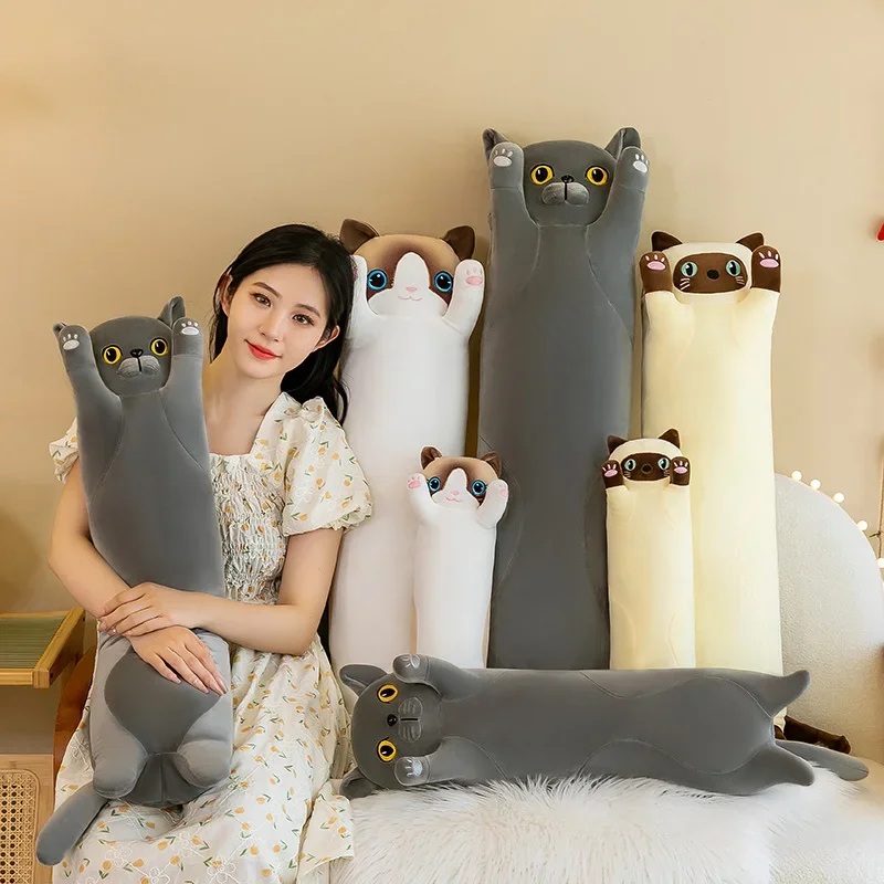 50~110cm Squishy Cat Long Doll – обзор и цена Bolster Pillow Long