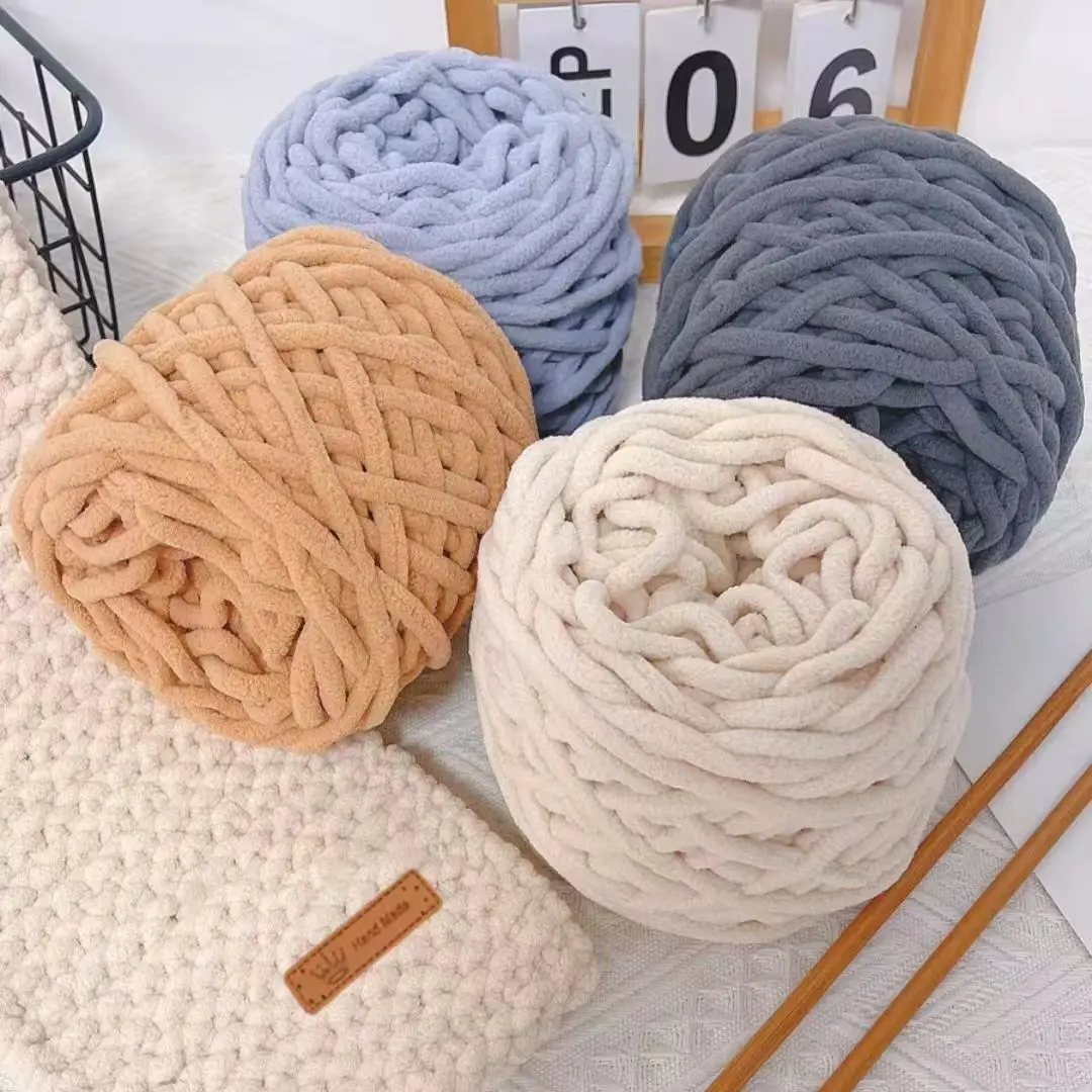 3PCS 300g Chenille Knitting Ya – обзор и цена Wool Blanket Herringbone