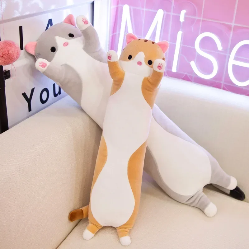 19.5in Cute 50cm Cat Plush Toy – обзор и цена Bolster Pillow Long