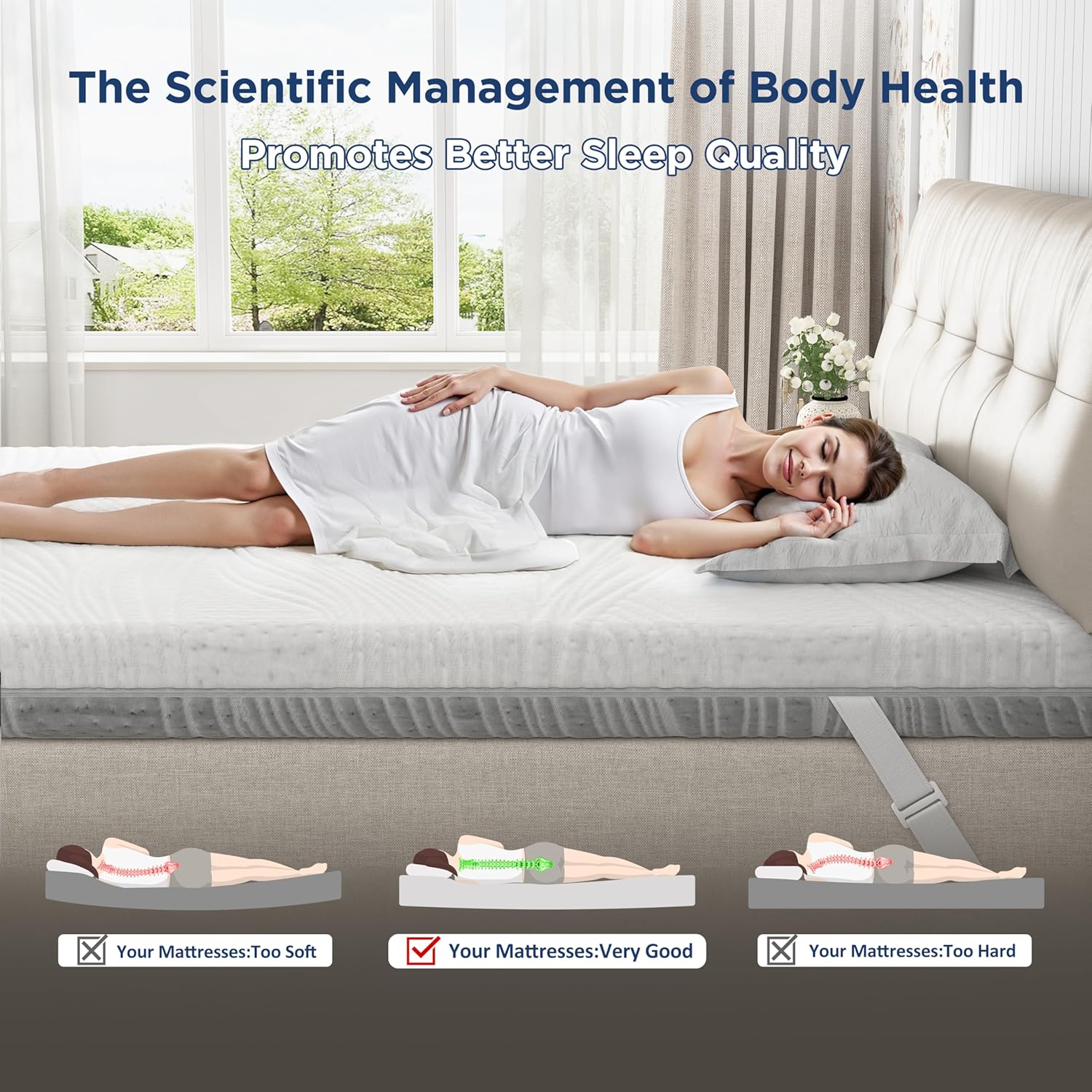 4in Memory Foam Mattress Toppe – обзор и цена Memory Foam Topper
