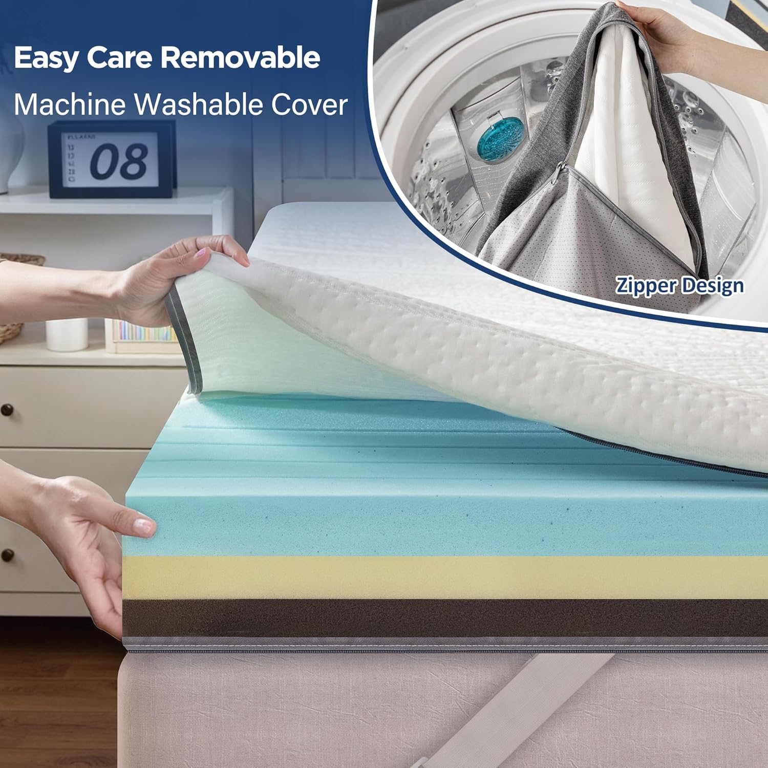 4in Memory Foam Mattress Toppe – обзор и цена Memory Foam Topper