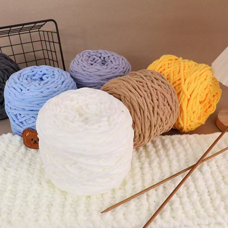 3PCS 300g Chenille Knitting Ya – обзор и цена Wool Blanket Herringbone