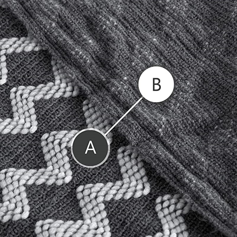 50x60inch Grey Knitted Throw B – обзор и цена Throw Blanket Chunky Knit