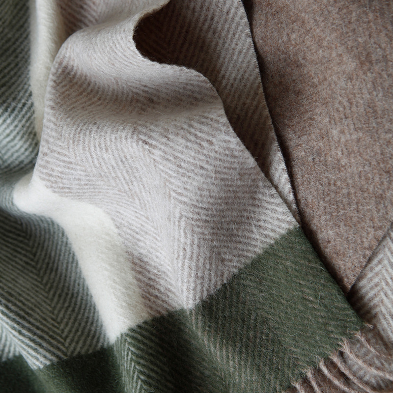 Cashmere Herringbone Pattern W – обзор и цена Wool Blanket Herringbone