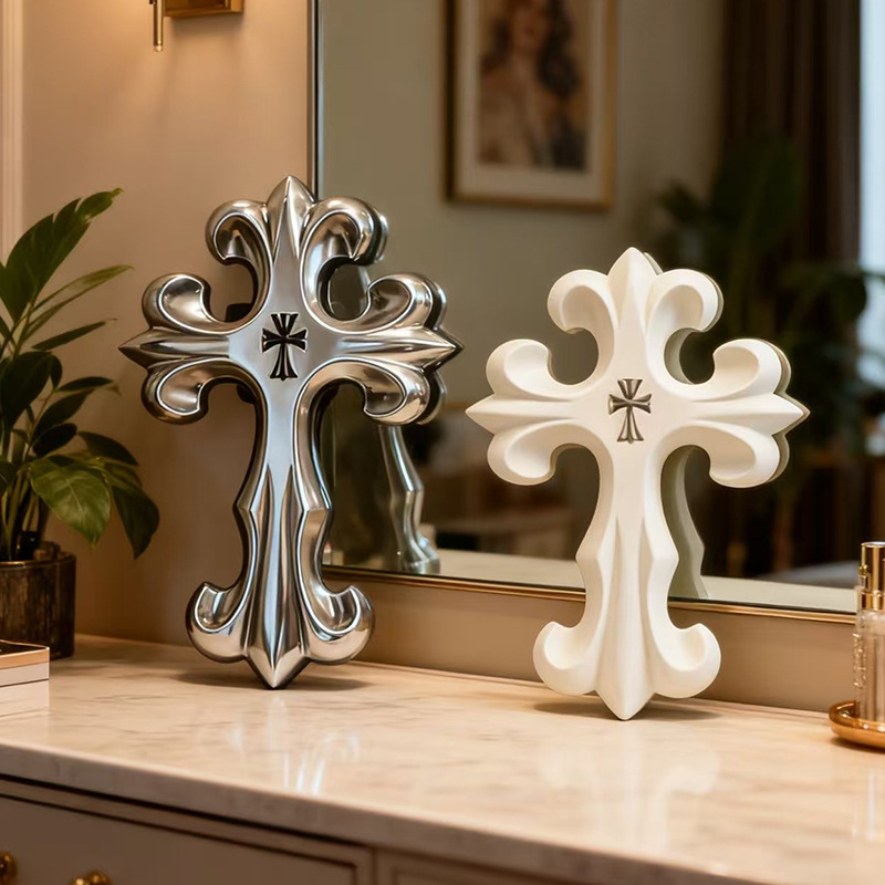 Retro Cross Wall Decor Gothic  – обзор и цена Vintage Home Textiles
