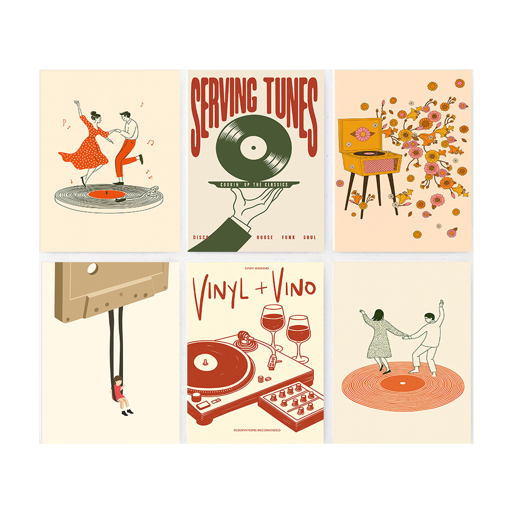 1pc Vintage Music Canvas Poste – обзор и цена Vintage Home Textiles