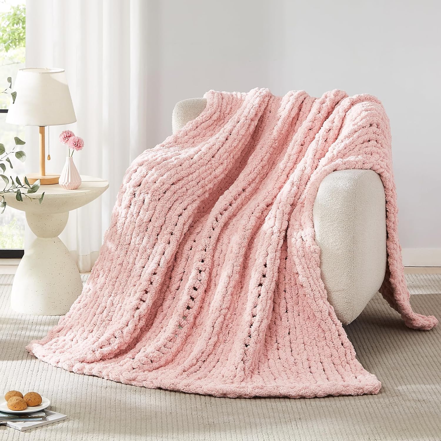 Chunky Knit Blanket Throw Chen – обзор и цена Throw Blanket Chunky Knit