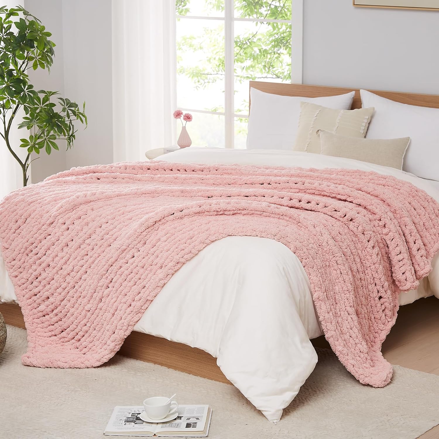 Chunky Knit Blanket Throw Chen – обзор и цена Throw Blanket Chunky Knit
