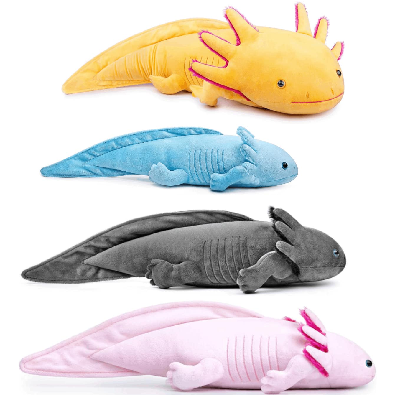 Kawaii Colorful Newt Plush Toy – обзор и цена Bolster Pillow Long