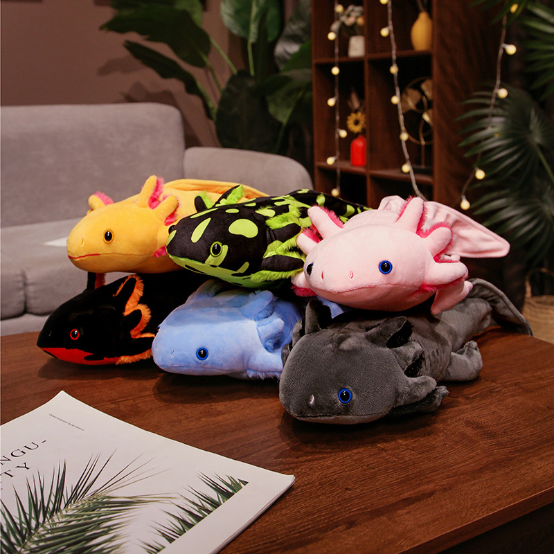 Kawaii Colorful Newt Plush Toy – обзор и цена Bolster Pillow Long