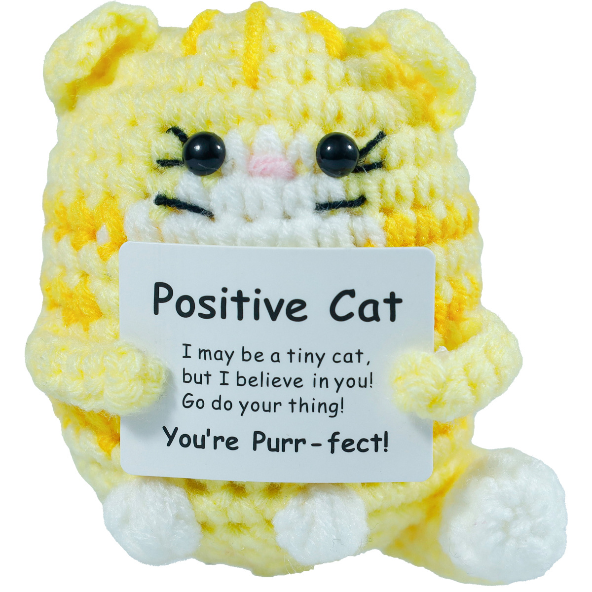 Funny Crochet Positive Cat Dol – обзор и цена Home And Textiles Today