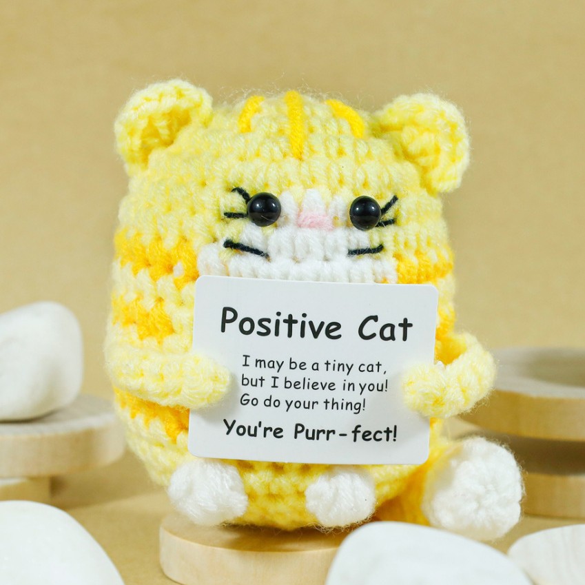 Funny Crochet Positive Cat Dol – обзор и цена Home And Textiles Today