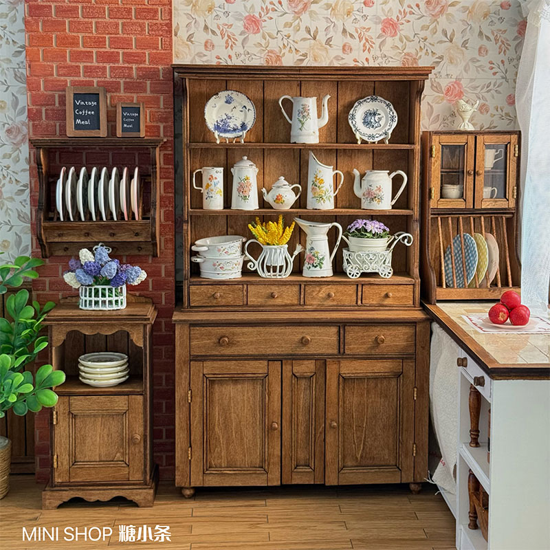 1:6 Wood Vintage Sideboard Cab – обзор и цена Vintage Home Textiles