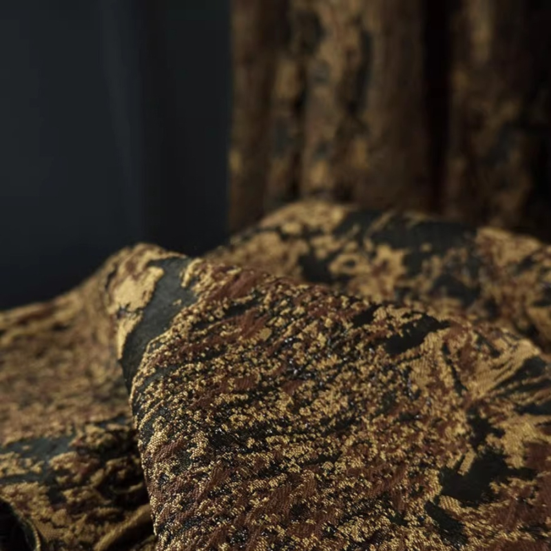 Caramel Jacquard Curtains Fabr – обзор и цена Home Textiles Design