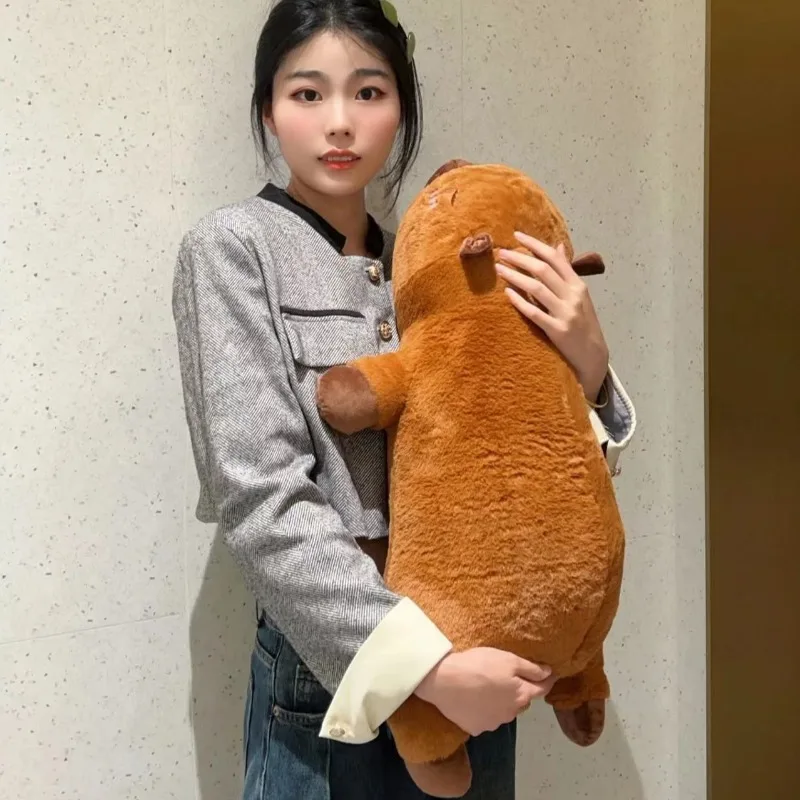 45/65cm Cute Stuffed Capybara  – обзор и цена Bolster Pillow Long