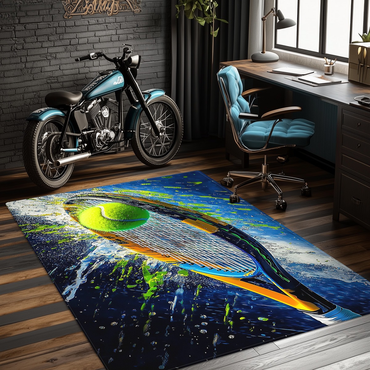Tennis racket and ball design  – обзор и цена Home Textiles Design