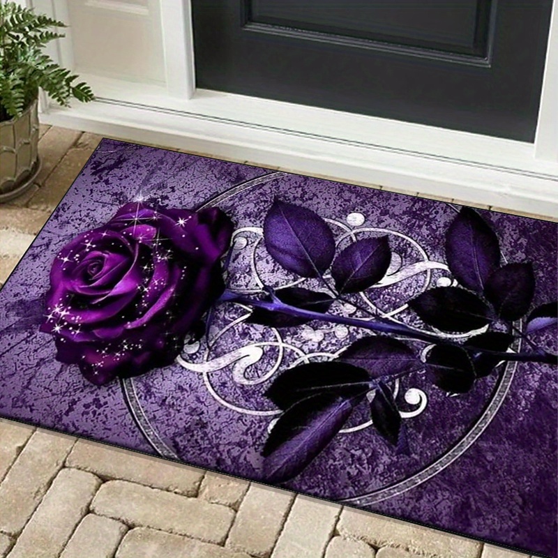 Purple Leaf Rug for Elegant Of – обзор и цена Home Textiles Design