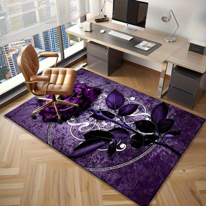 Purple Leaf Rug for Elegant Of – обзор и цена Home Textiles Design