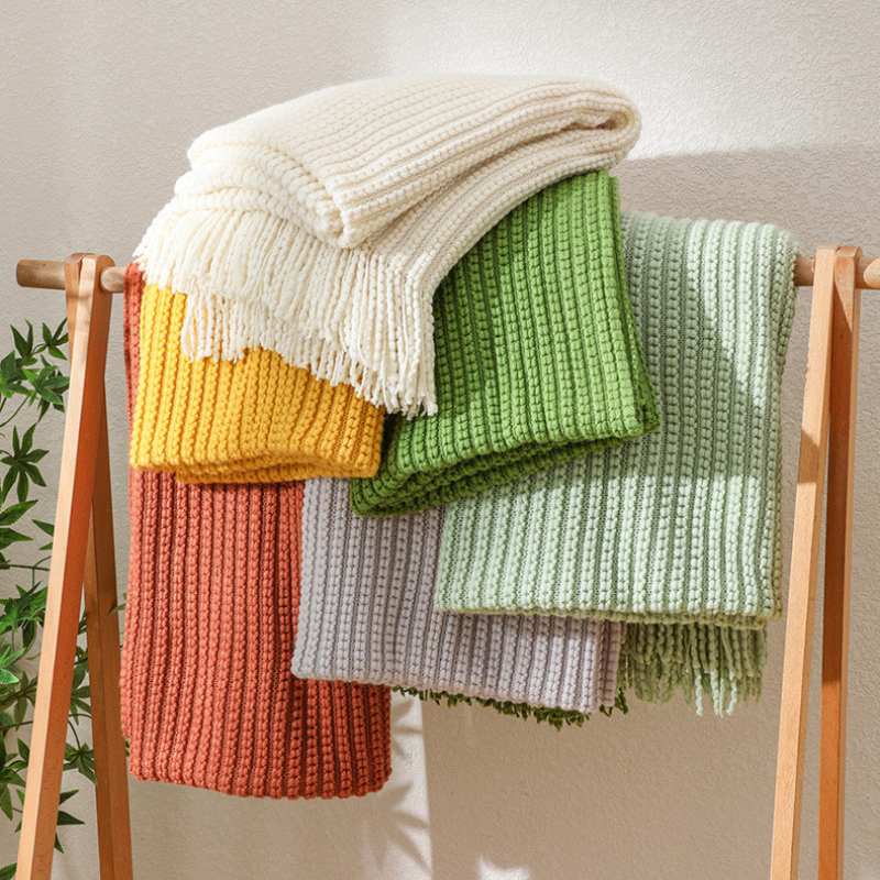 Boho Chunky Waffle Knit Throw  – обзор и цена Throw Blanket Chunky Knit