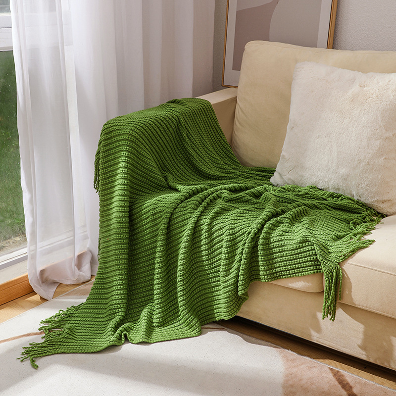 Boho Chunky Waffle Knit Throw  – обзор и цена Throw Blanket Chunky Knit