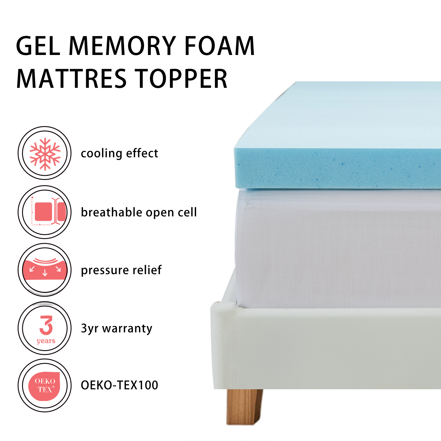 Best Price Mattress 2 Inch Ven – обзор и цена Memory Foam Topper