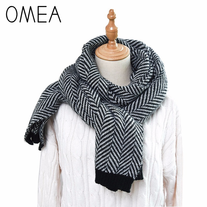OMEA 2019 Cashmere Scarf Winte – обзор и цена Wool Blanket Herringbone