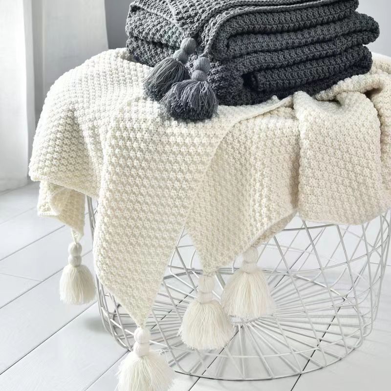 Nordic Blankets for Bed Sofa C – обзор и цена Throw Blanket Chunky Knit