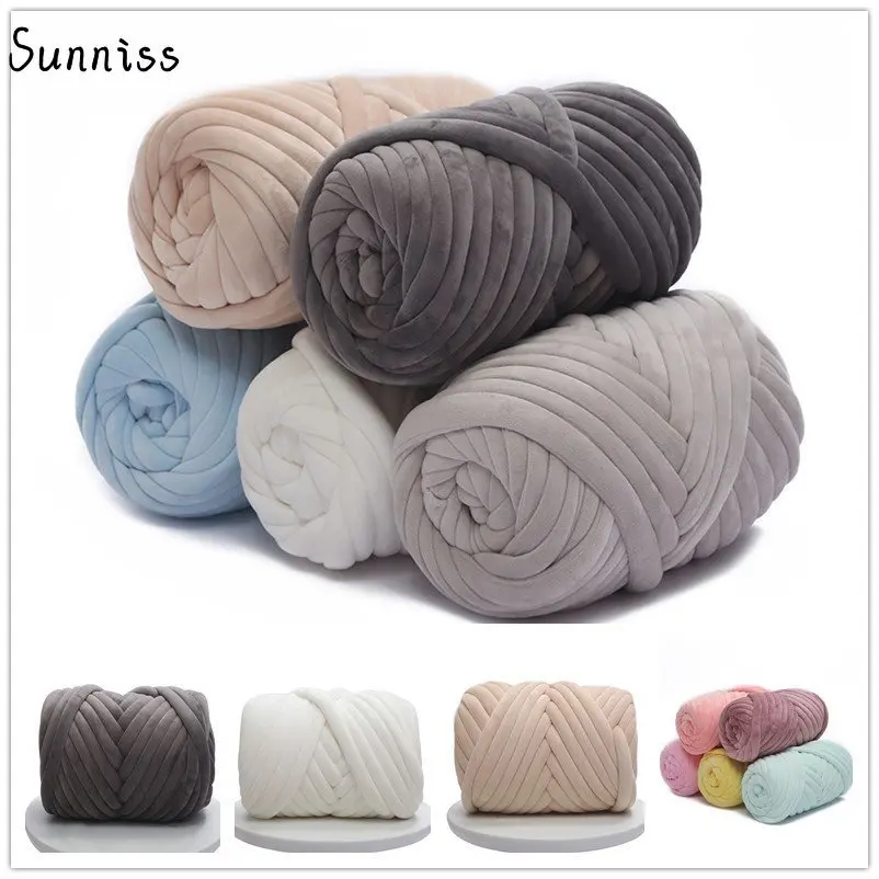 250g Chunky Thick Yarn Coarse  – обзор и цена Throw Blanket Chunky Knit