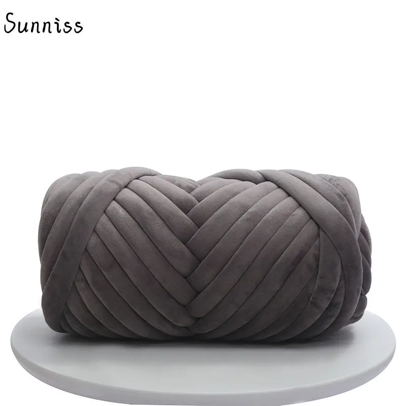 250g Chunky Thick Yarn Coarse  – обзор и цена Throw Blanket Chunky Knit