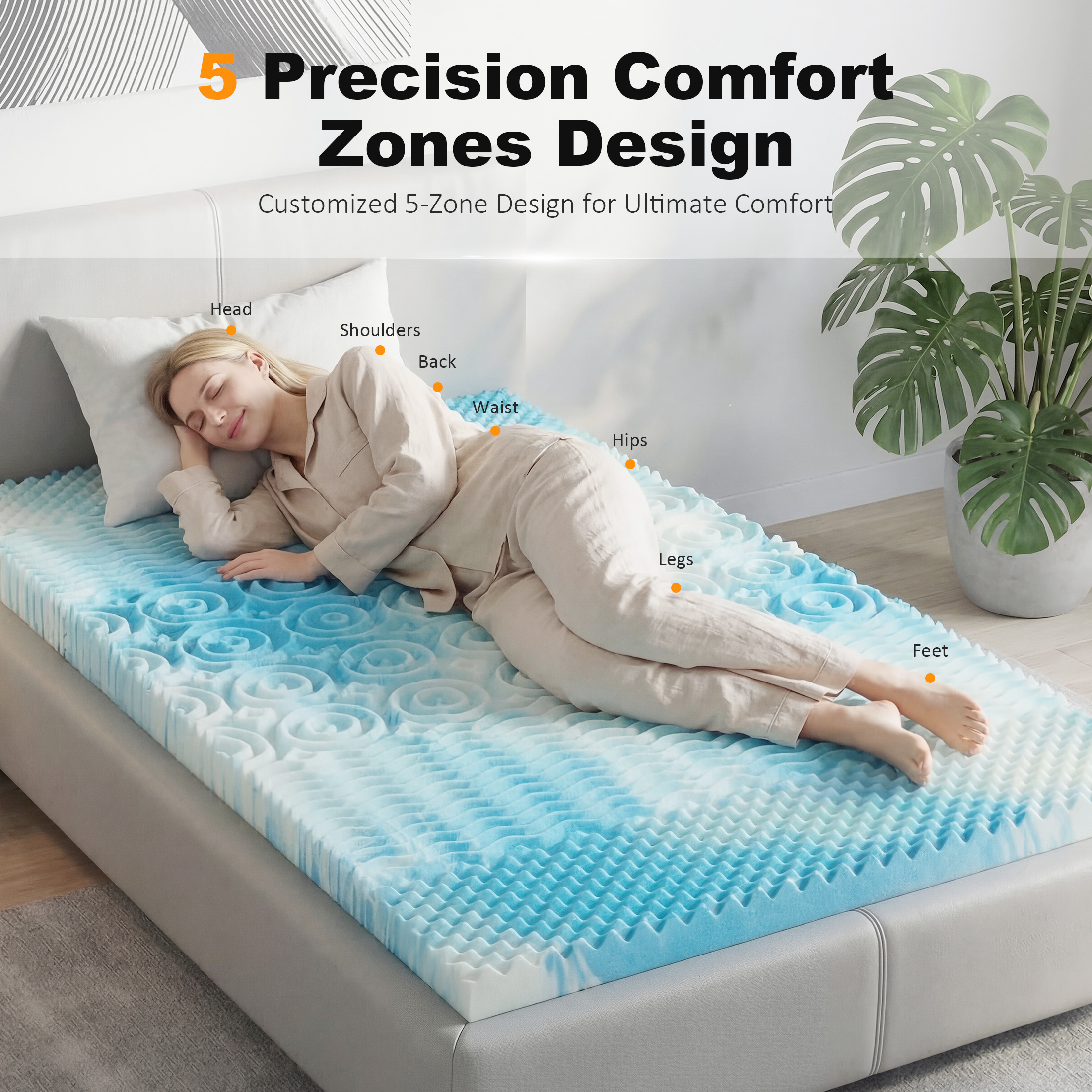MCQ Memory Foam Mattress Toppe – обзор и цена Memory Foam Topper