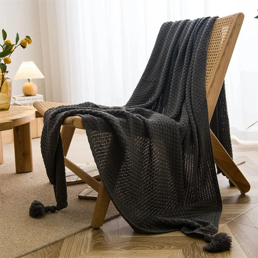 Nordic Blankets for Bed Sofa C – обзор и цена Throw Blanket Chunky Knit