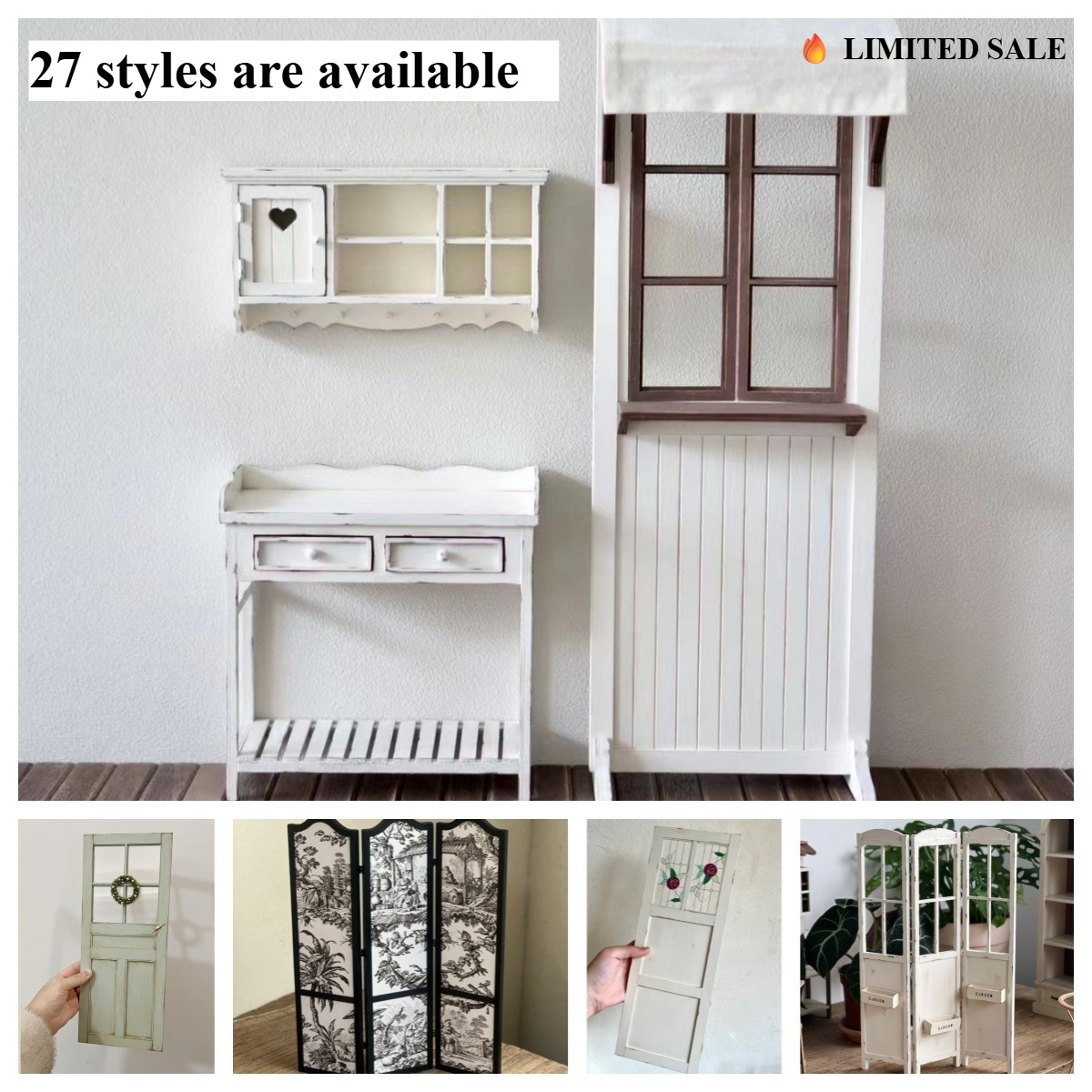 Rustic Miniature Room Divider  – обзор и цена Vintage Home Textiles