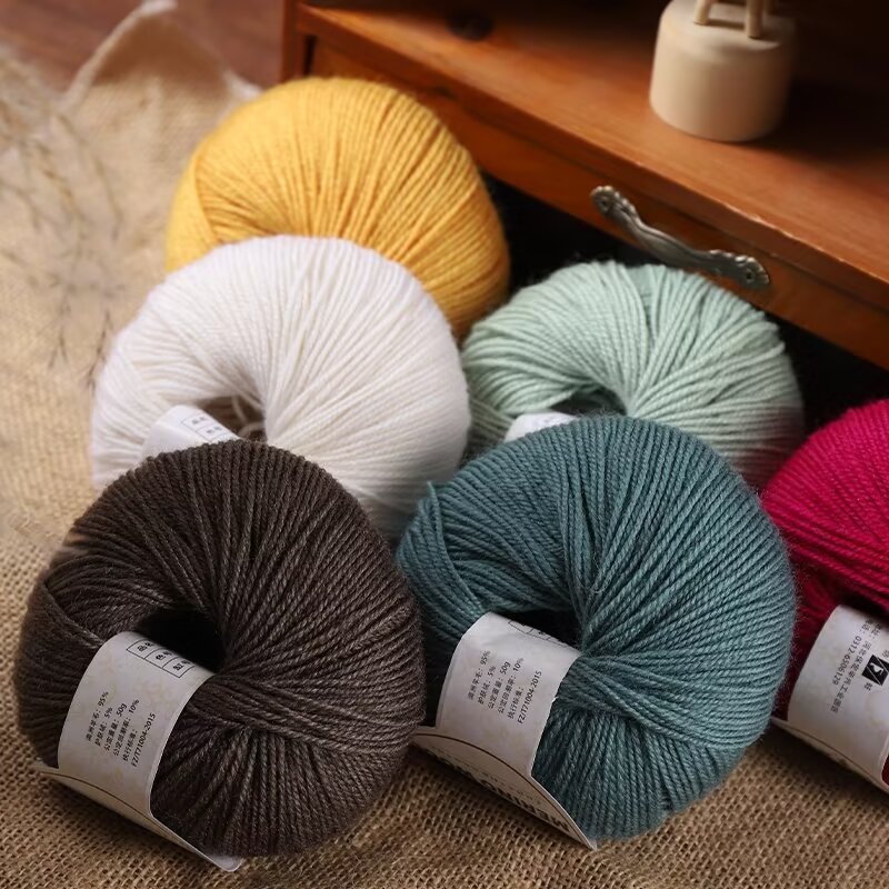 50g/Pc Hand knitting Merino Wo – обзор и цена Wool Blanket Herringbone