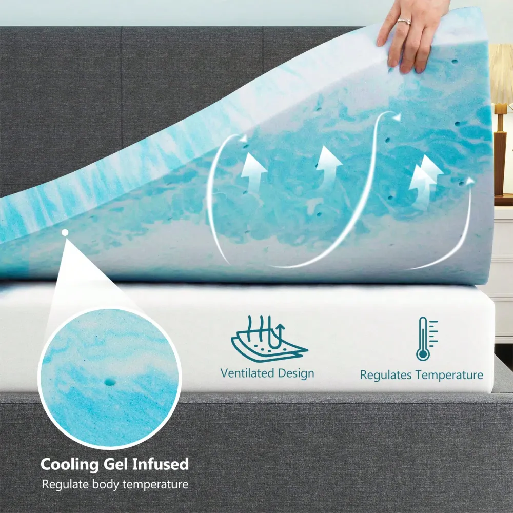 Topper, Cooling Gel Memory Foa – обзор и цена Memory Foam Topper