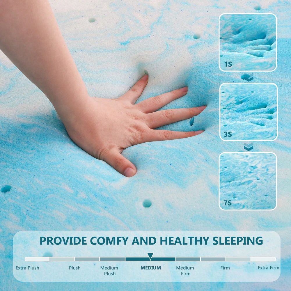 Topper, Cooling Gel Memory Foa – обзор и цена Memory Foam Topper