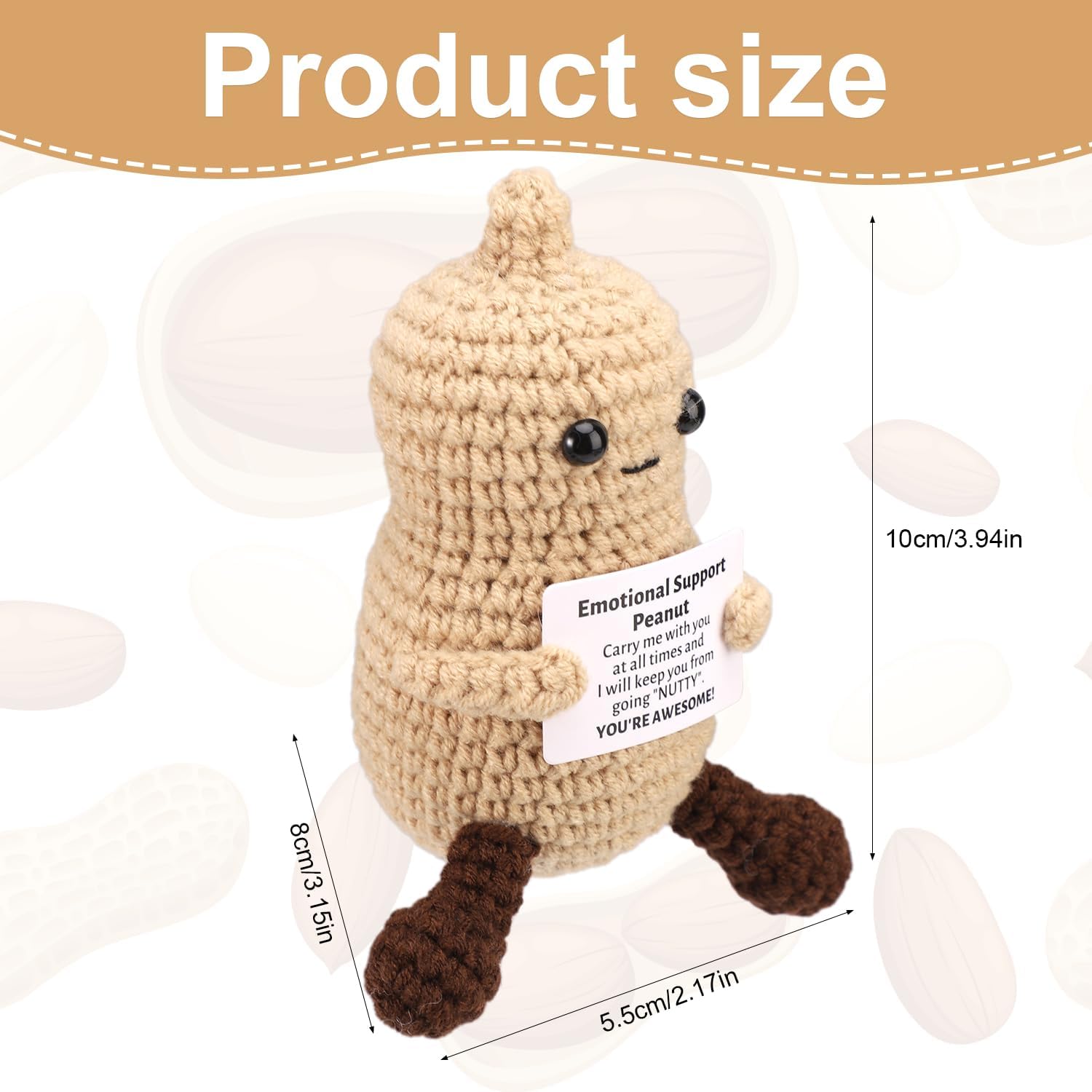 Funny Crochet Peanut Handmade  – обзор и цена Home And Textiles Today