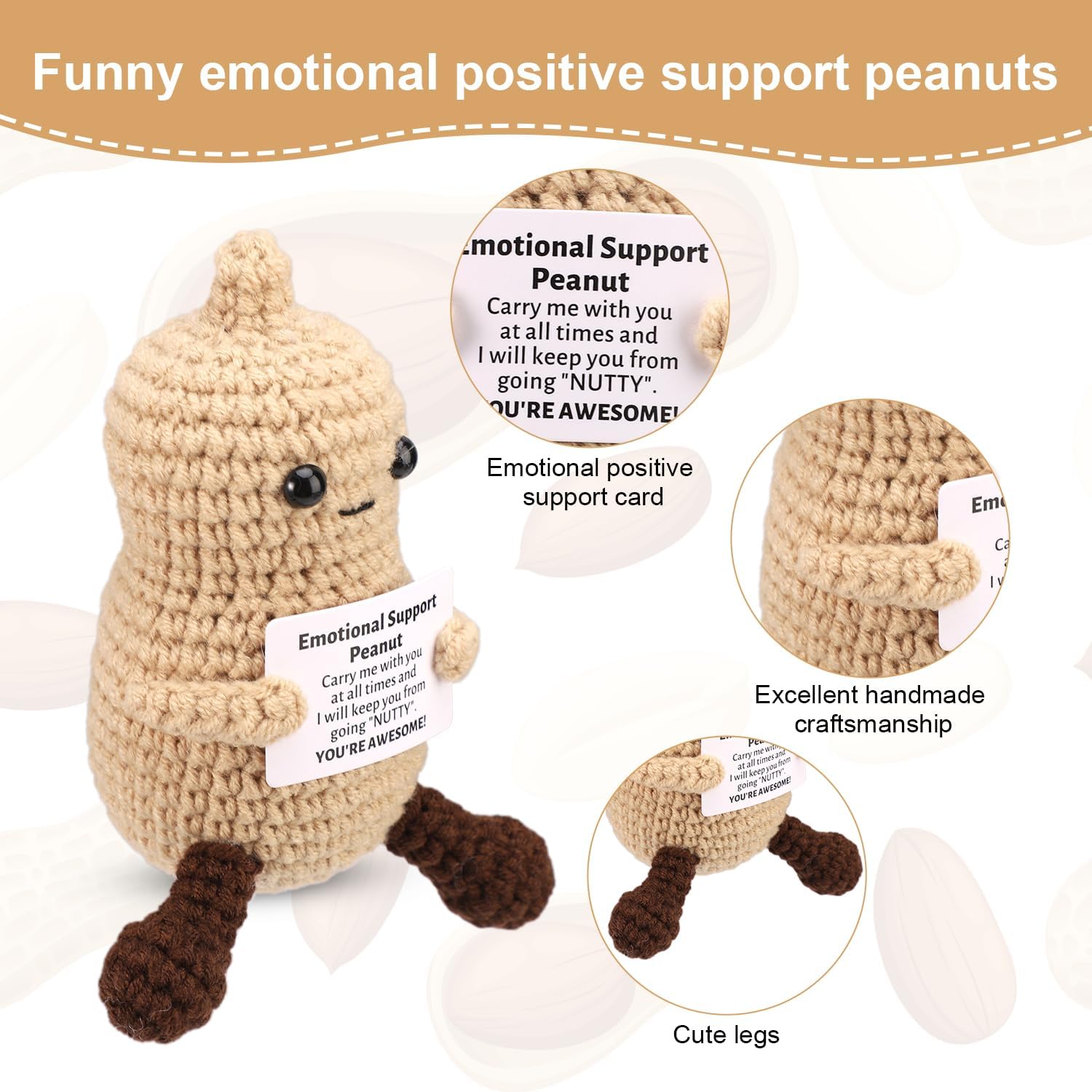 Funny Crochet Peanut Handmade  – обзор и цена Home And Textiles Today