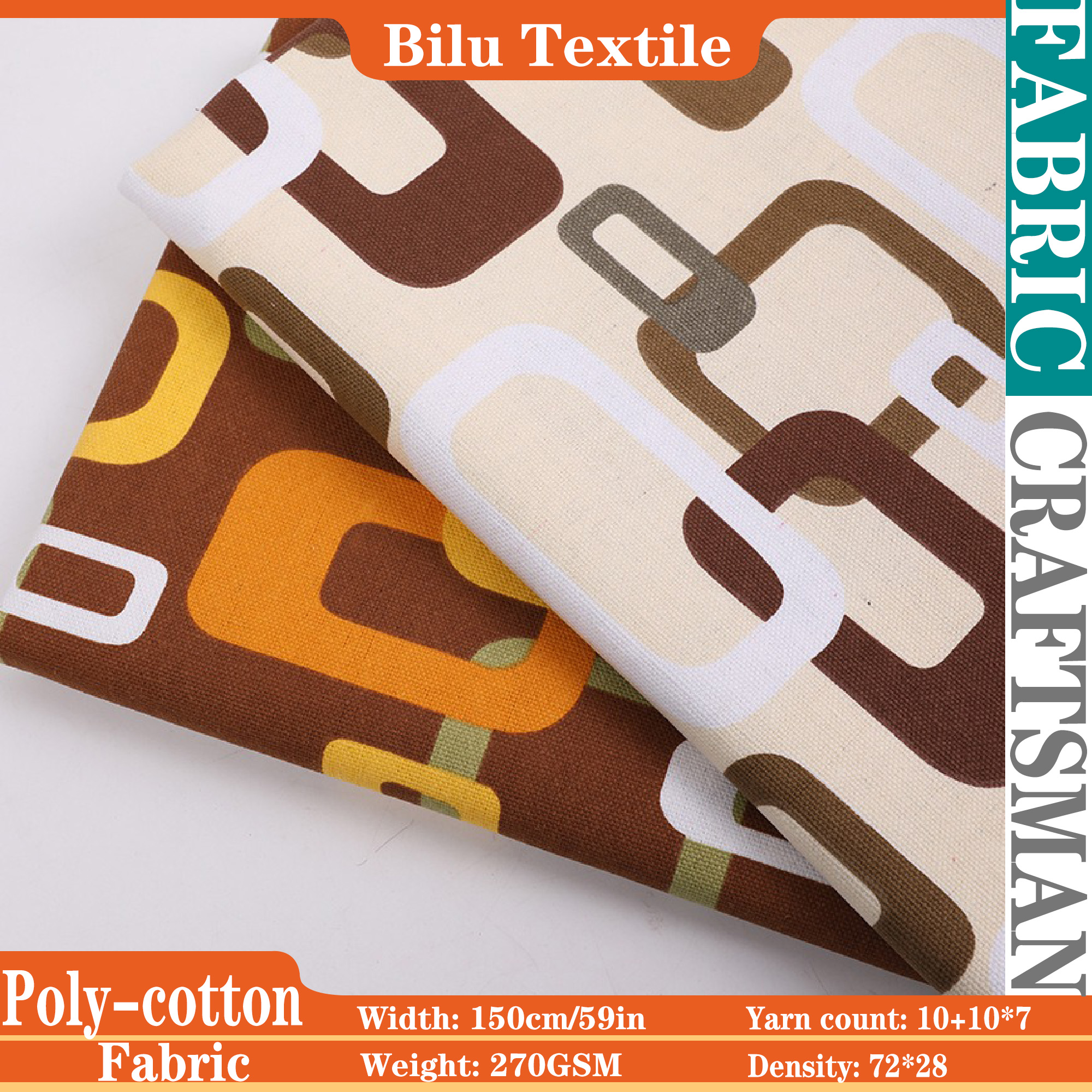Poly-Cotton Canvas Fabric - De – обзор и цена Home Textiles Design